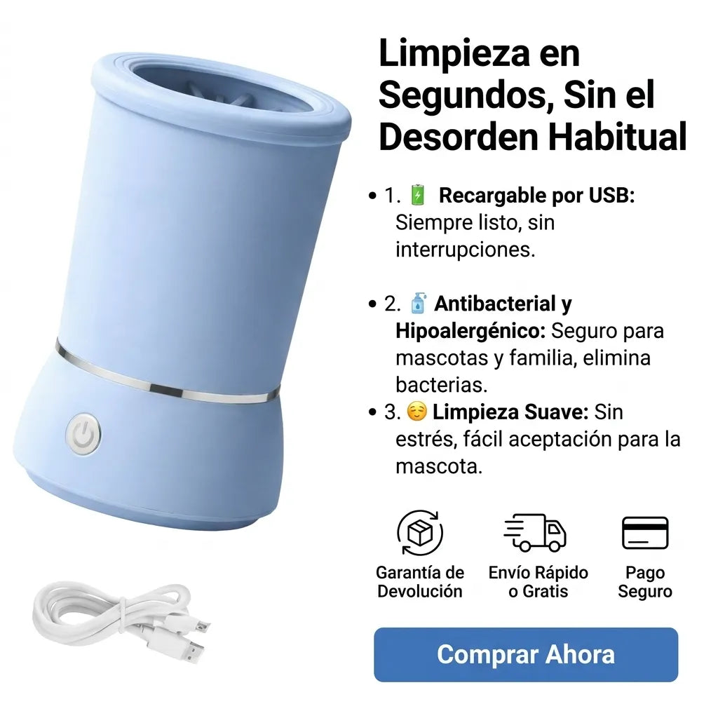 Limpiador de patas electrico Pawhalo