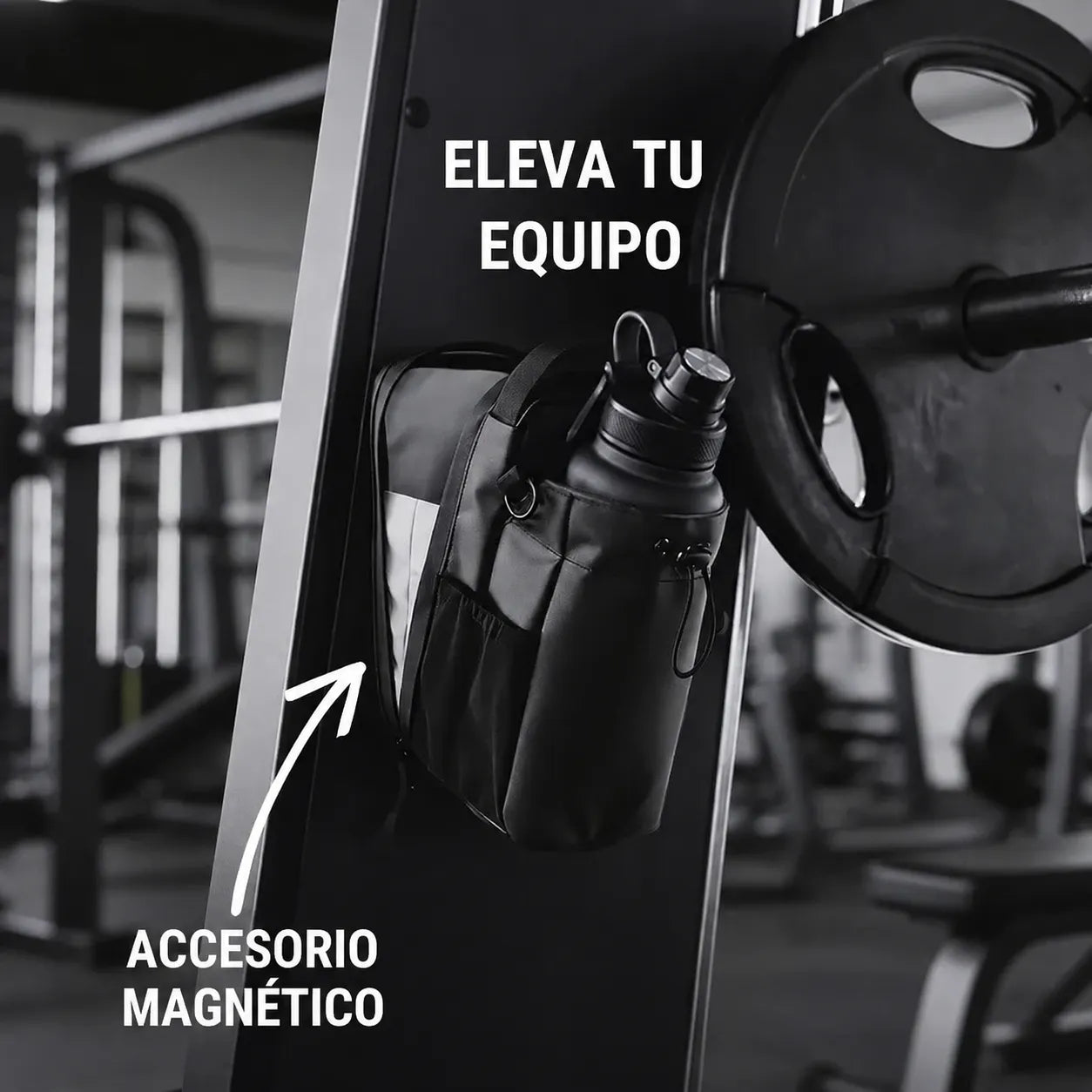 Bolso para el GYM magnético con Portabotellas