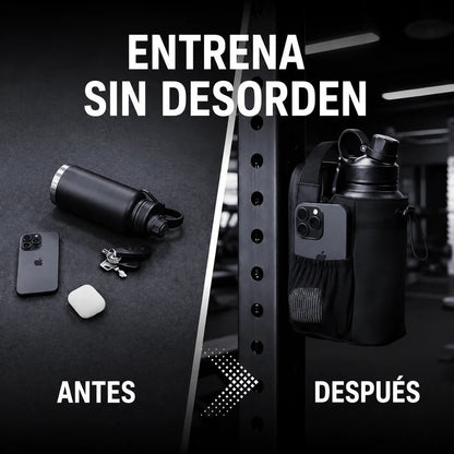 Bolso para el GYM magnético con Portabotellas