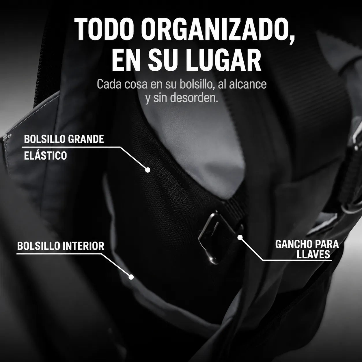 Bolso para el GYM magnético con Portabotellas
