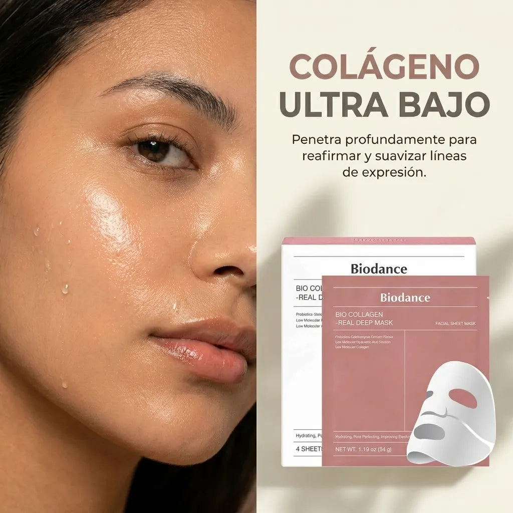 Mascarilla LumiSkin™ Mascarilla Facial colageno caja con x4
